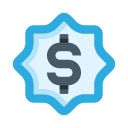 insignia de descuento