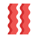 lanières de bacon
