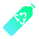 butelka z recyklingu