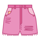 shorts de mezclilla