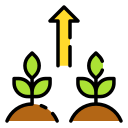 성장하는 식물