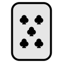 Five of clubs