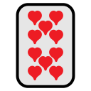 Ten of hearts