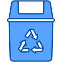 lixeira de reciclagem