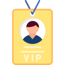 badge de priorité vip