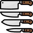 des couteaux