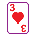 tres de corazones