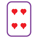 Four of hearts