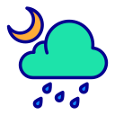 lluvia nocturna
