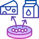 produkty mleczne hodowane w laboratorium