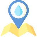 Rainfall geographic distribution