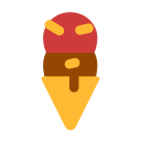 cornets de crème glacée