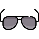 des lunettes de soleil