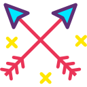 Diagonal arrows