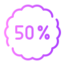 50 procent
