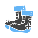 Śnieżny but