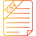 CSV file