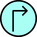 Turn right