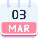 カレンダーの日付