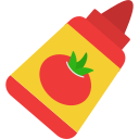 botella de salsa de tomate