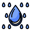gotas de água