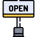 Open sign