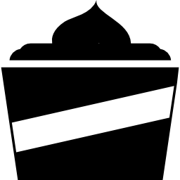 Ice cream cup icon