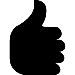 Большой палец вверх жест иконка