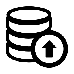 databasescript uploaden icoon