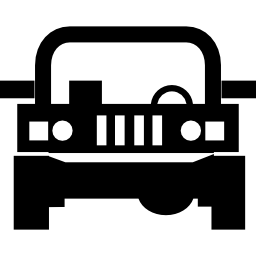 jeep z napędem 4x4 ikona
