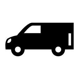 vehículo furgoneta de transporte icono