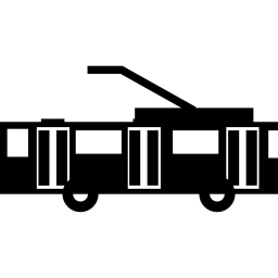 vagones de tranvía icono
