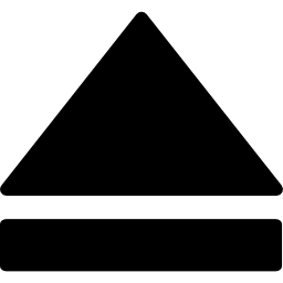 symbole d'éjection du cd Icône
