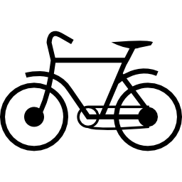 bicicletta da città icona