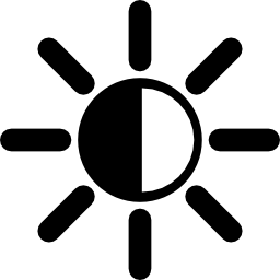 Brightness control icon