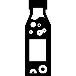 butelka z napojem gazowanym ikona