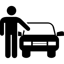 Automobile salesman icon