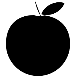 Round apple icon