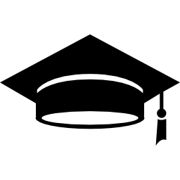chapéu da graduação Ícone