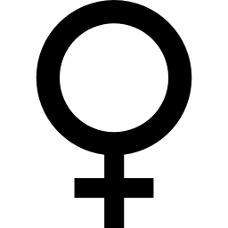 simbolo femminile icona