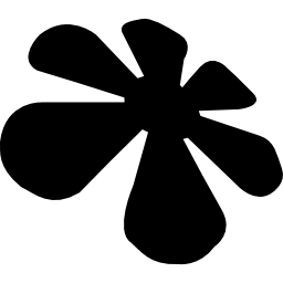 Flower with petals icon