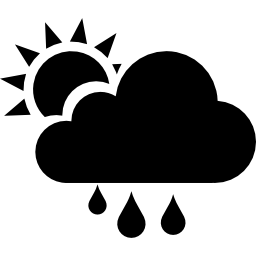 pioggia leggera icona