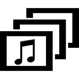 fichiers de musique Icône