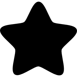 Star with five points icon