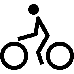 cycliste Icône