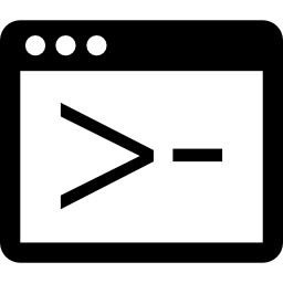 ventana de comando icono