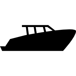 Motor powered boat icon