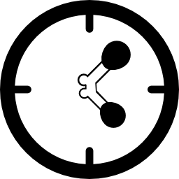 esfera de reloj icono
