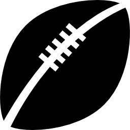 pelota de rugby icono