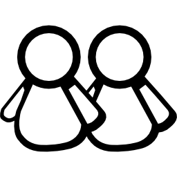 Два человека иконка